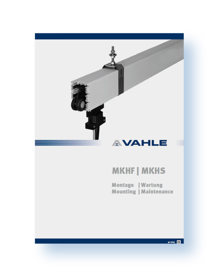 Инструкция по монтажу Шинопровод троллейный MKHF-MKHS VAHLE