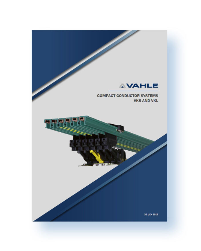 Троллейный пластмассовый шинопровод VKS и VKL VAHLE  